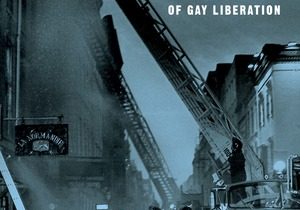 Cover of the book Tinderbox: The Untold Story of the Up Stairs Lounge Fire and the Rise of Gay Liberation, depicting firefighters putting out the fire at that nightclub.